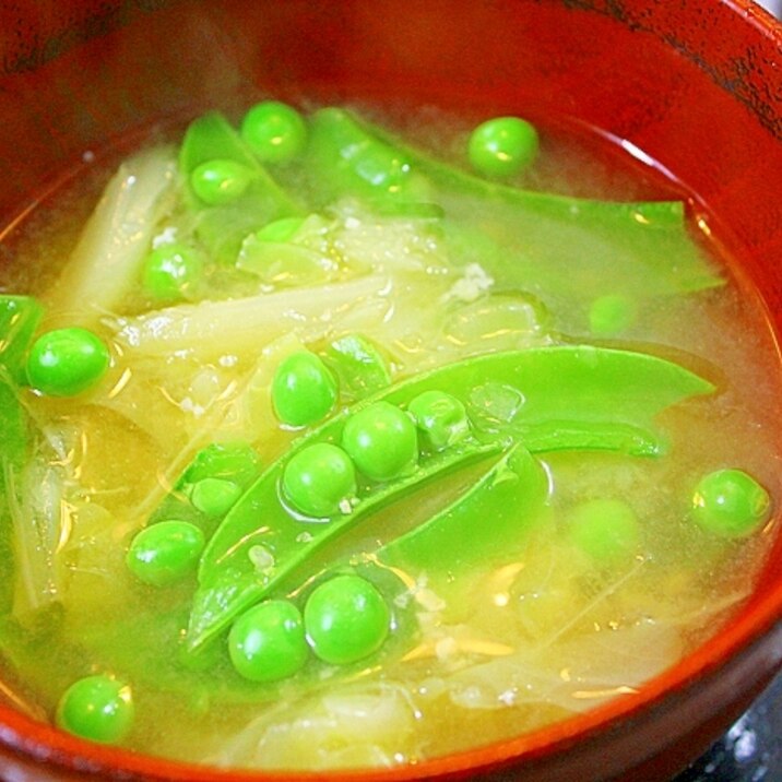キャベツの味噌スープ